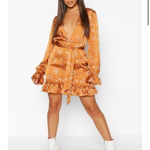 Summer boho silky dress